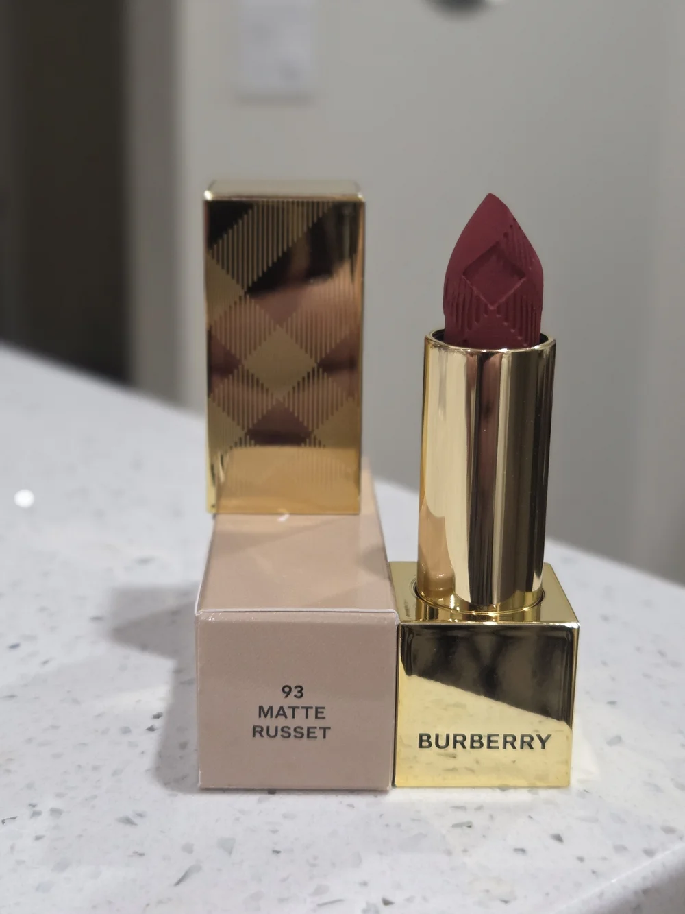 Burberry Lipstick 93 Matte Russet - Deep Rose Mauve